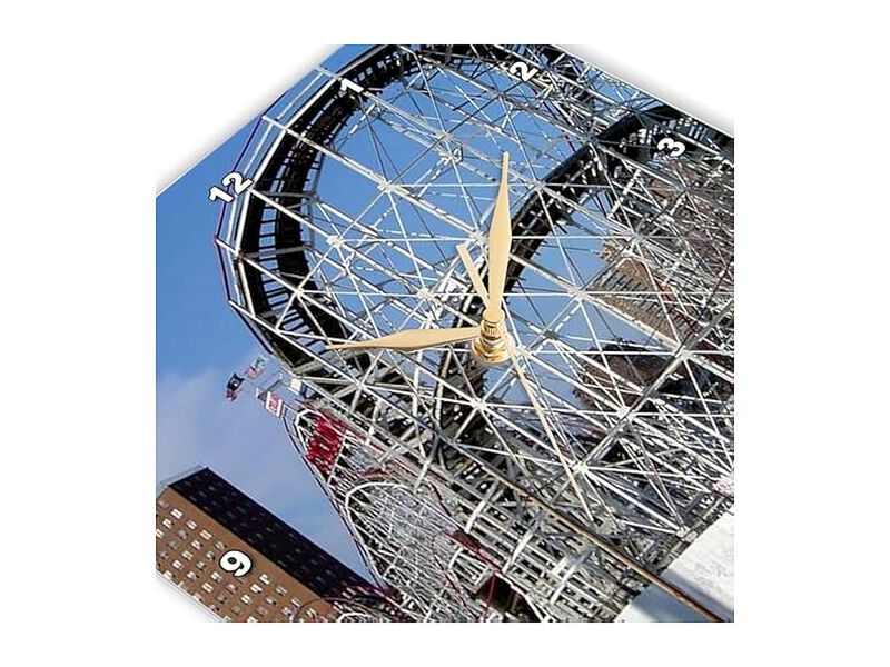 Coney Island Roller Coaster Wall Clock 10 Inch Home Decor image number 3