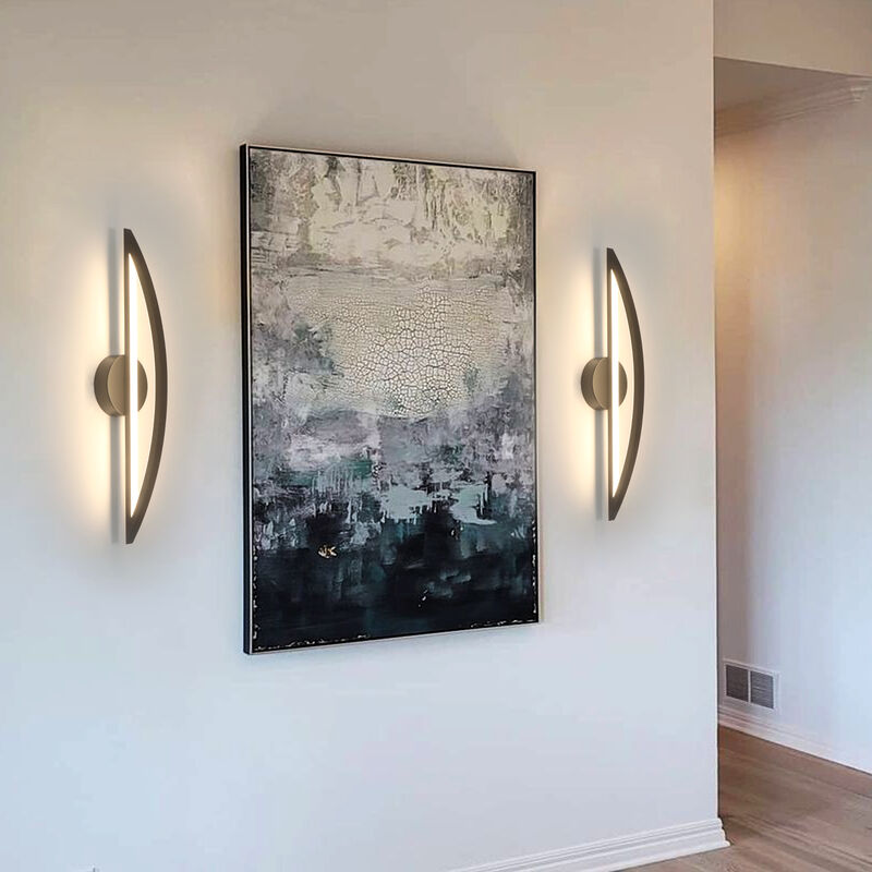 Modern LED Wall Light Switch Dimmable Hardwired image number 2