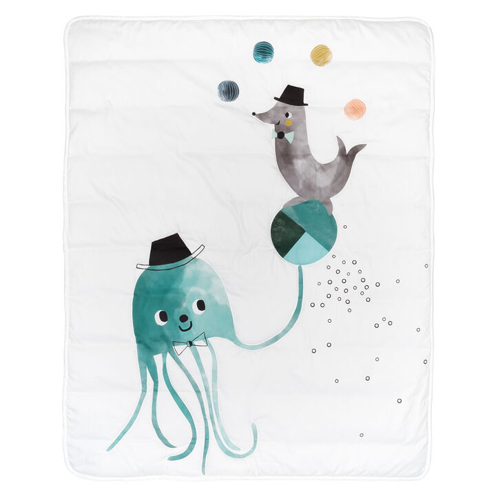 Jellyfish Cotton Toddler Comforter
