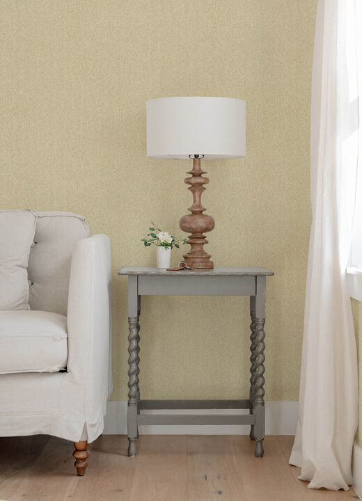Ashbee Yellow Faux Fabric Wallpaper (Set of 2)