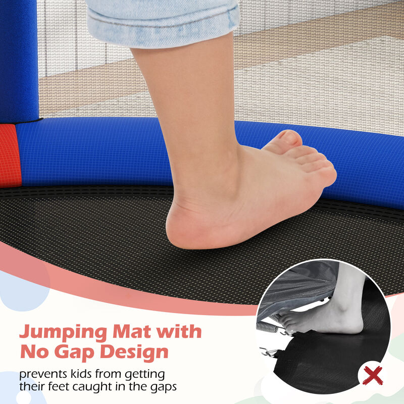 Kids Mini Trampoline Gift for Boys and Girls Ages 3 to 6 Years Old image number 4