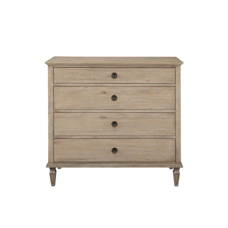 Starlight Canyon Home Brown Bedroom Dresser with Storage Drawers, Acacia Veneer and Rubberwood