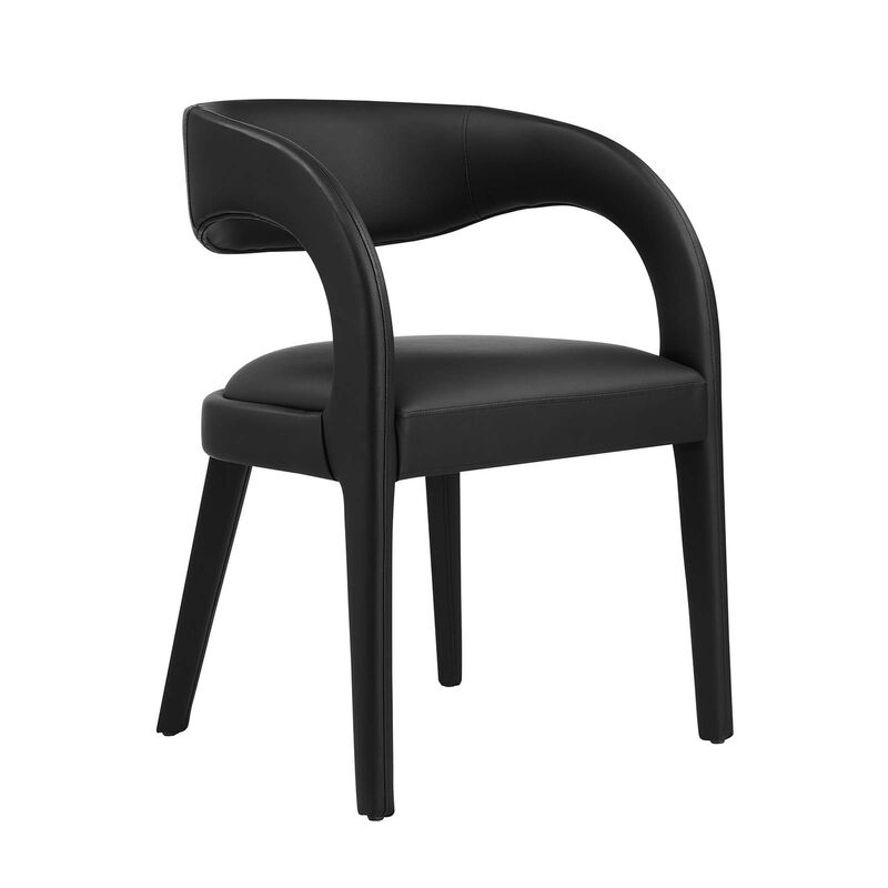 Pinnacle Vegan Leather Dining Chair Set of Two image number 5