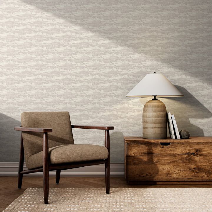 Wavebreak Wallpaper by Getty Images - Wavebreak Grey I