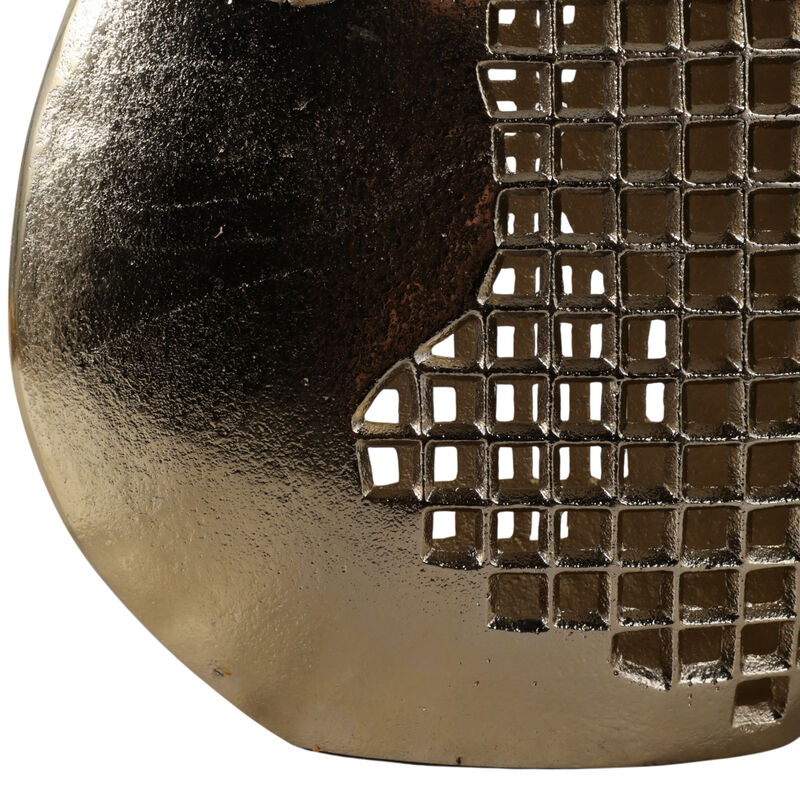 11x10 Partial Mesh Metal Vase image number 4