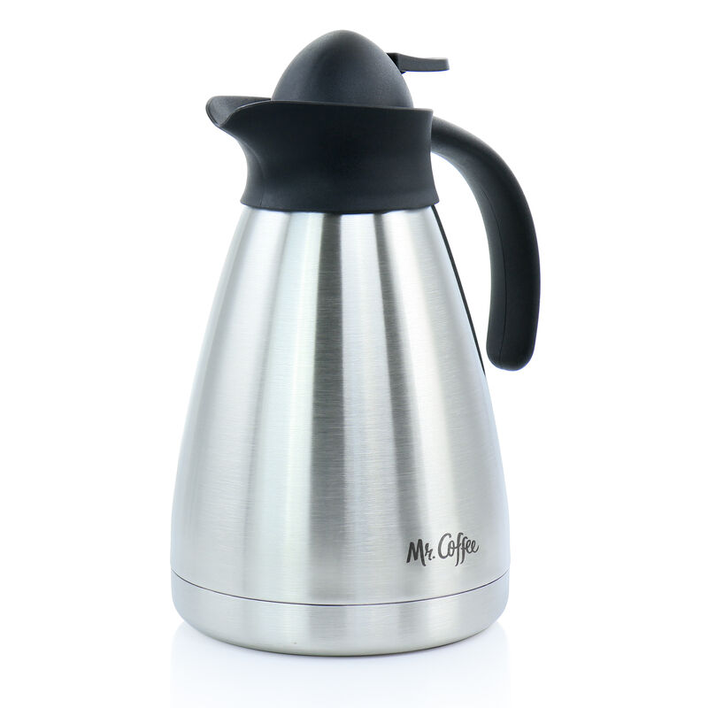 Mr. Coffee Olympia 1 Quart Insulated Stainless Steel Thermal Coffee Pot