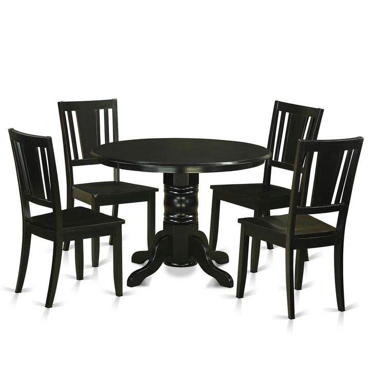 5 Pc Kitchen Table set for 4-Dining Table and 4 Dining Chairs