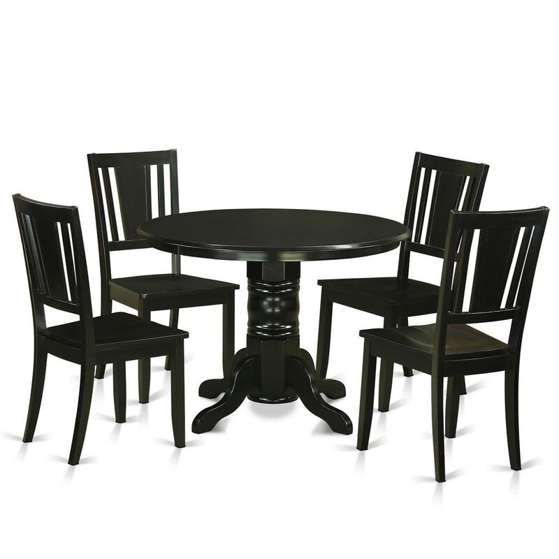 5 Pc Kitchen Table set for 4-Dining Table and 4 Dining Chairs