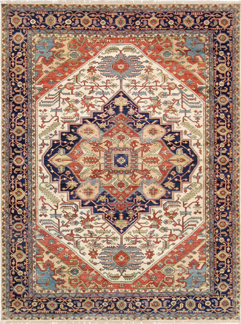 Pasargad Home Serapi Hand-Knotted Wool Area Rug image number 0