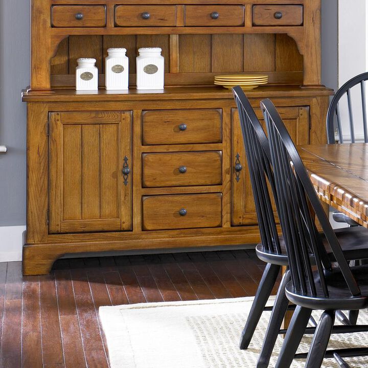 Liberty Furniture Treasures Buffet - Oak in Rustic Oak