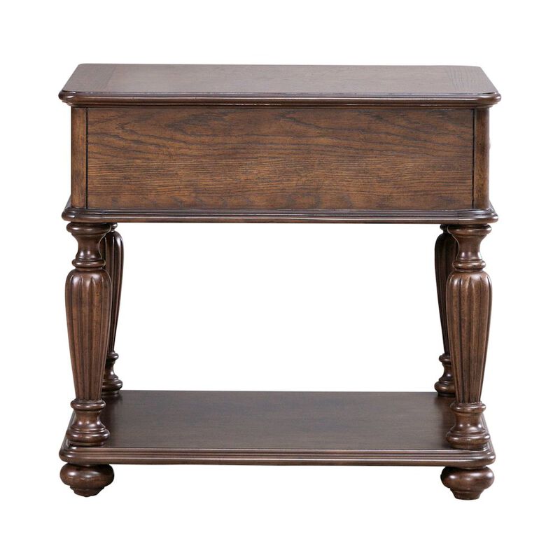 Liberty Furniture Allington Rectangular End Table for Living Room - Satin Sienna image number 1