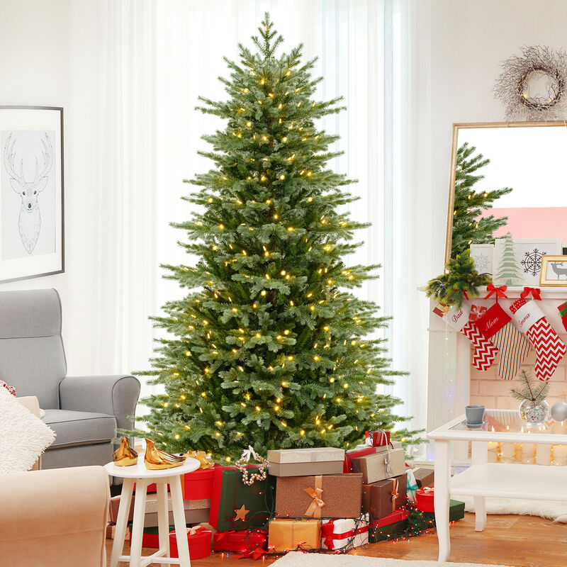 Artificial Christmas Tree with  Lush PVC and LED Lights image number 1