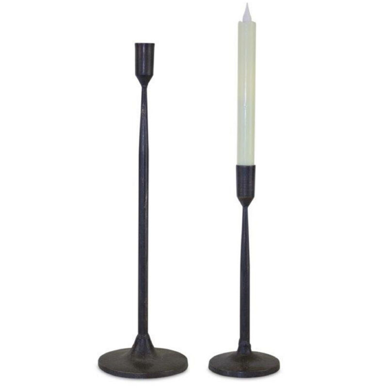 Elegant Set of 2 Candle Holders for Home and Table D&eacute;cor