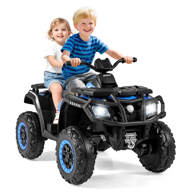 24V Two Seater Kids ATV Vehicle with 4 Motors Music and LED Light Features image number 4