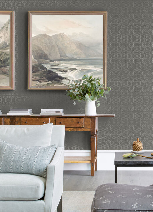 Paititi Sterling Diamond Trellis Wallpaper (Set of 2)