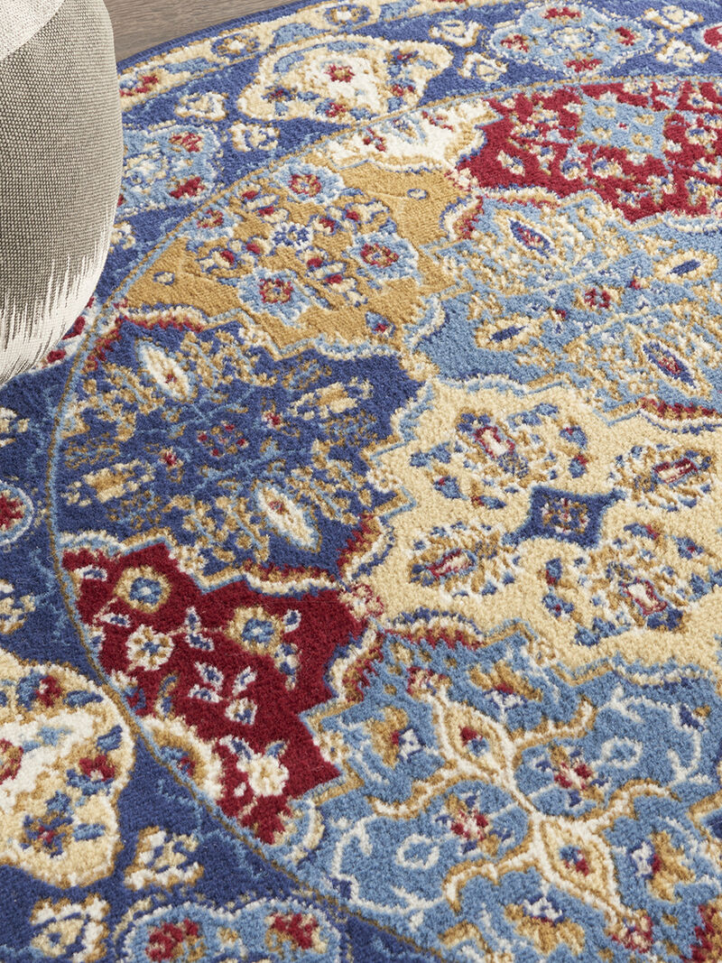 Grafix GRF31 Multicolor 5'3" x Round Rug