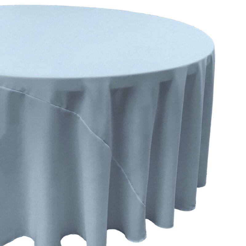 Round Polyester Poplin Tablecloth for Weddings, Parties and Banquet Tables image number 2