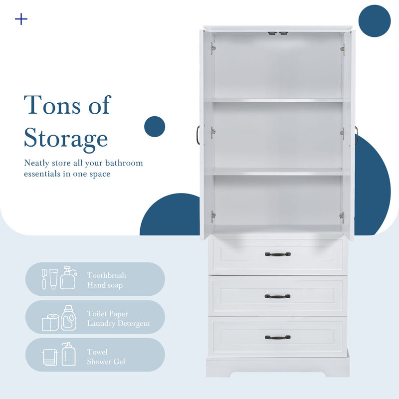 Merax Freestanding Modern Storage Cabinet
