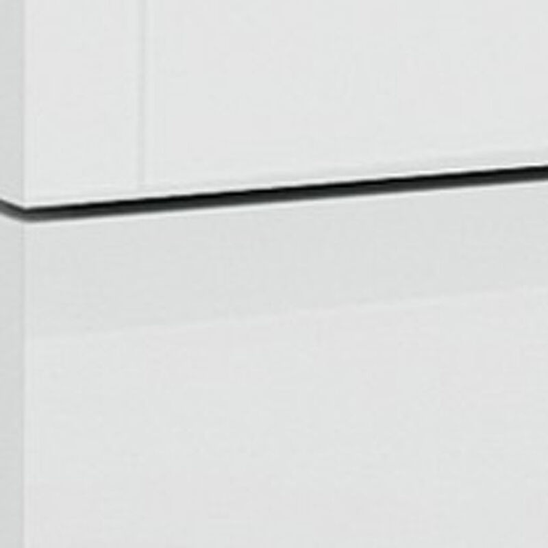 Modern Bedside Table with 2 Drawers – Mirrored Metal Nightstand for Bedroom