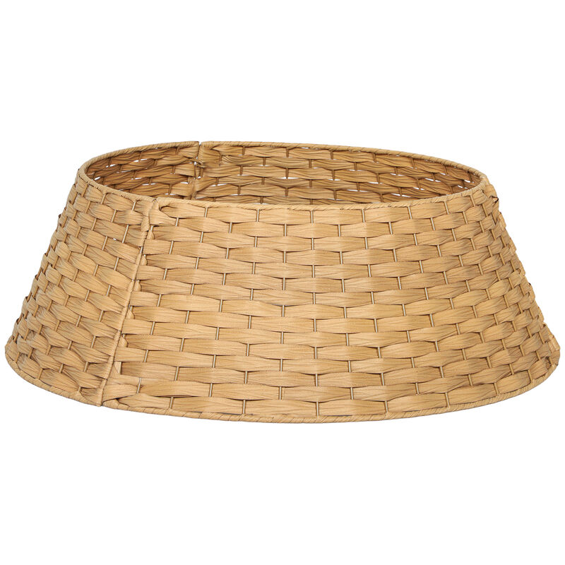BreeBe 27 Inch Christmas Tree Collar Skirt Plastic Woven Base Cover image number 0