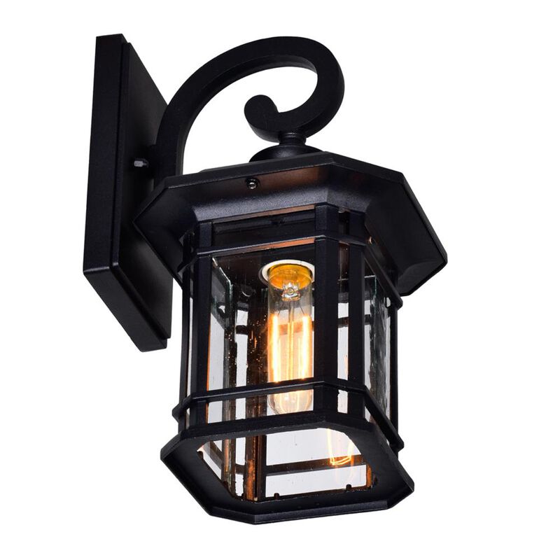 Blackburn 1 Light Outdoor Black Wall Lantern