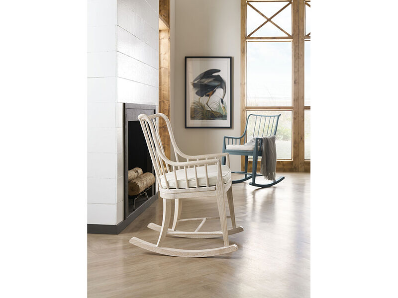 Serenity Moorings Rocking Chair in Blue Seaspray