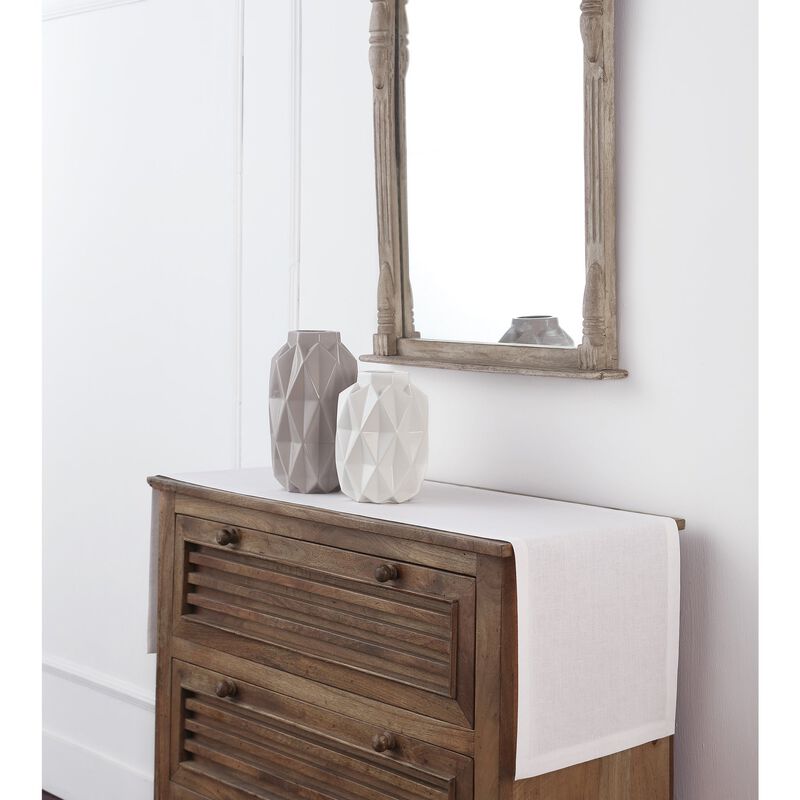 Solino Home 100% Pure Linen Table Runner - Diana