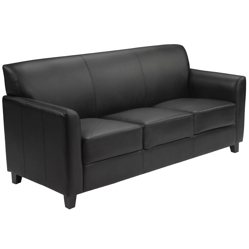 Flash Furniture HERCULES Diplomat Series Black LeatherSoft Sofa image number 0