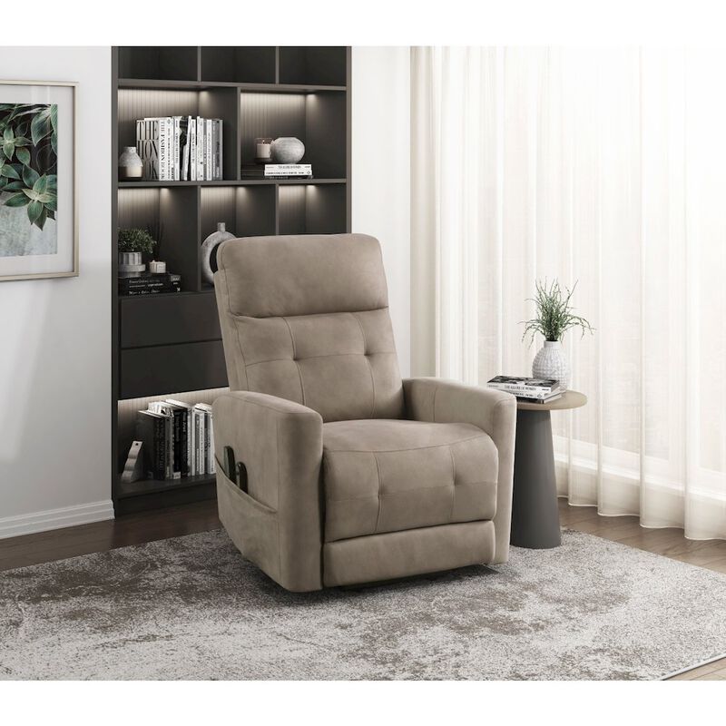 Lexicon Wichita Textured Fabric Power Lift Chair image number 3