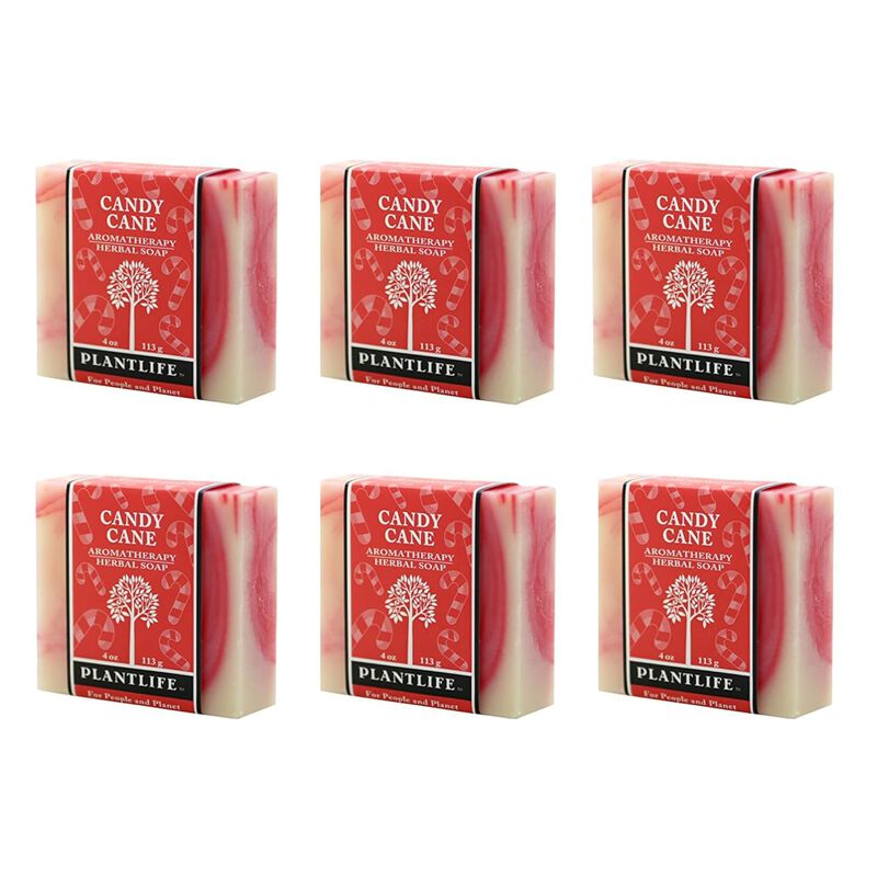 Plantlife Bar Soap - Candy Cane 6 Pack image number 2