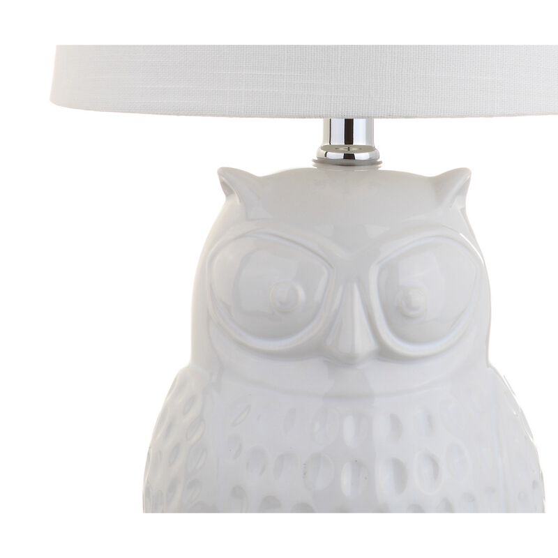 Hoot Ceramic Mini LED Table Lamp