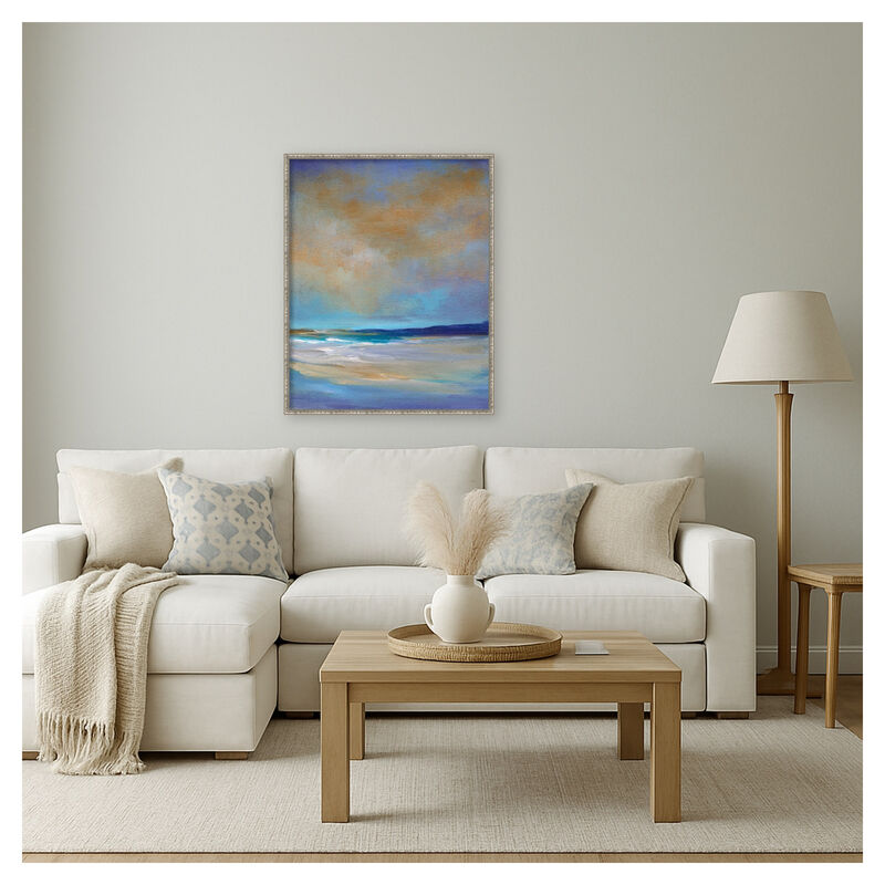 Marine Layer by Sheila Finch Framed Canvas Wall Art image number 3