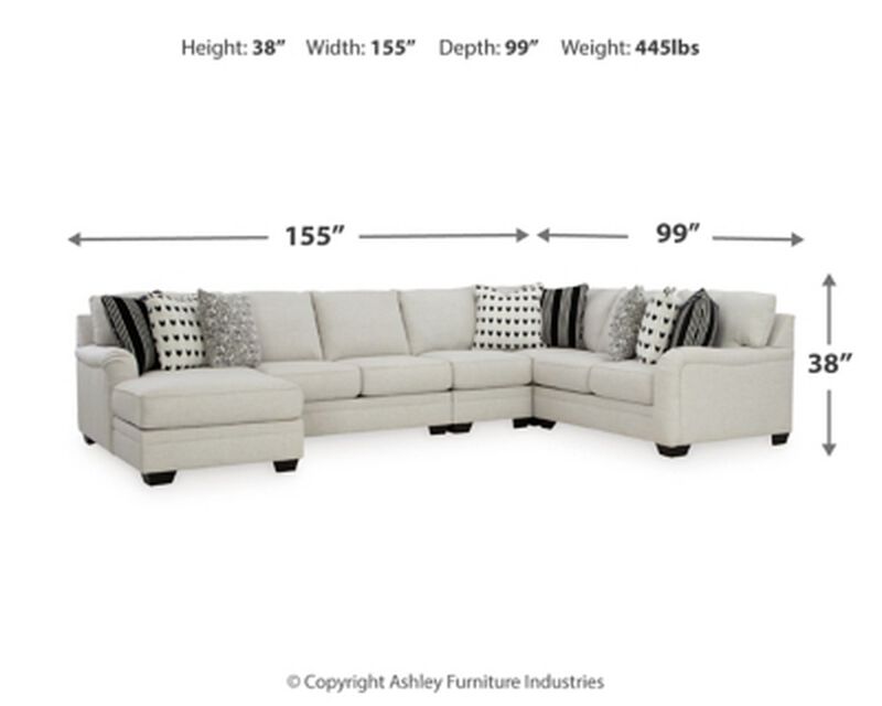 Huntsworth 5-Piece Sectional with Chaise
