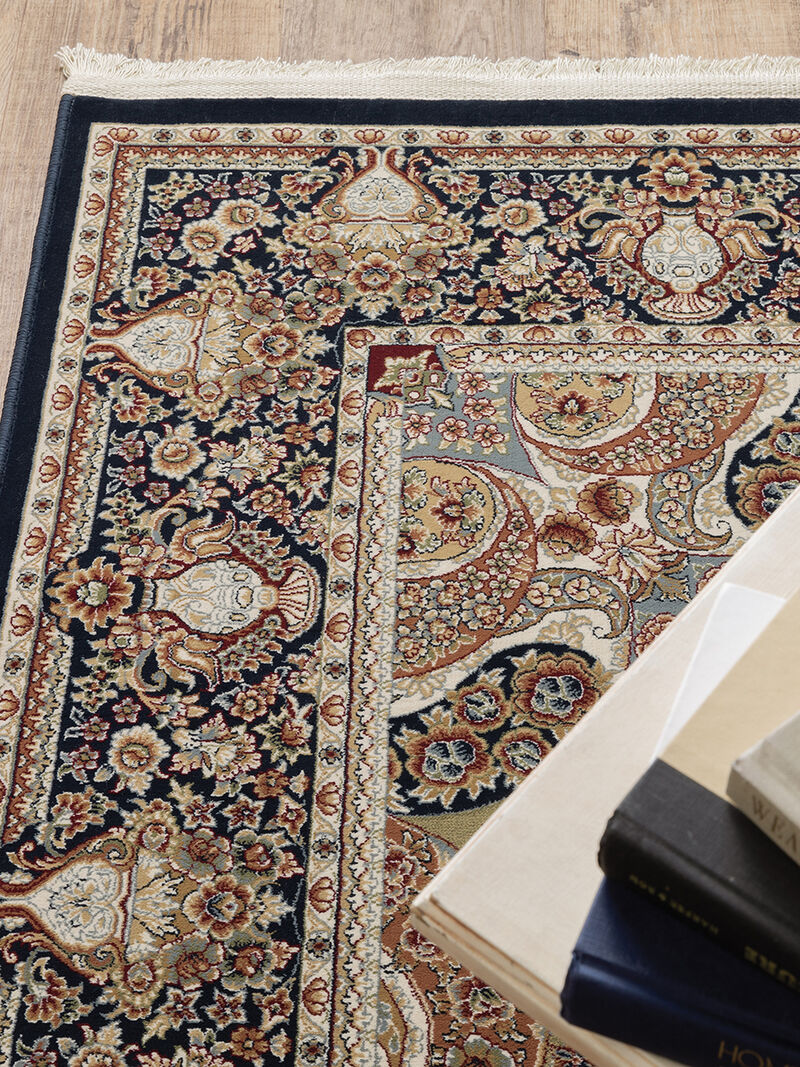 Masterpiece 5'3" x 7'6" Navy Rug image number 1