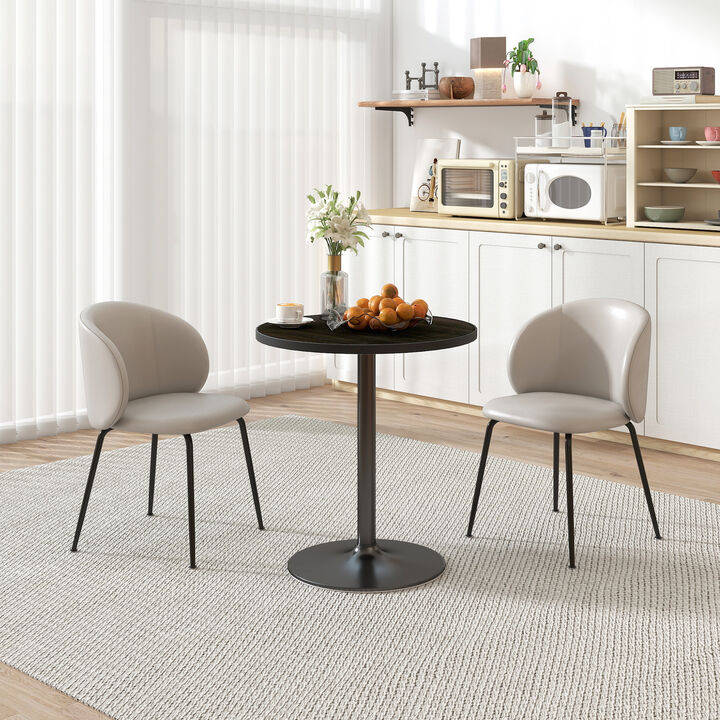 Hivvago Round Kitchen Dining Table for Small Spaces