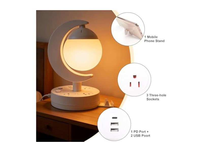 Dimmable LED 3 Color Desk Lamp For Living Room Bedroom Home Office image number 3