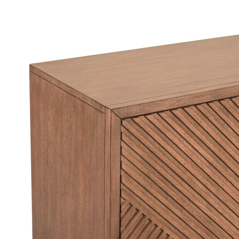 Liberty Furniture Easton Entertainment Stand 84 Inch TV Console  - Urban Bronze Poplar Wood image number 7