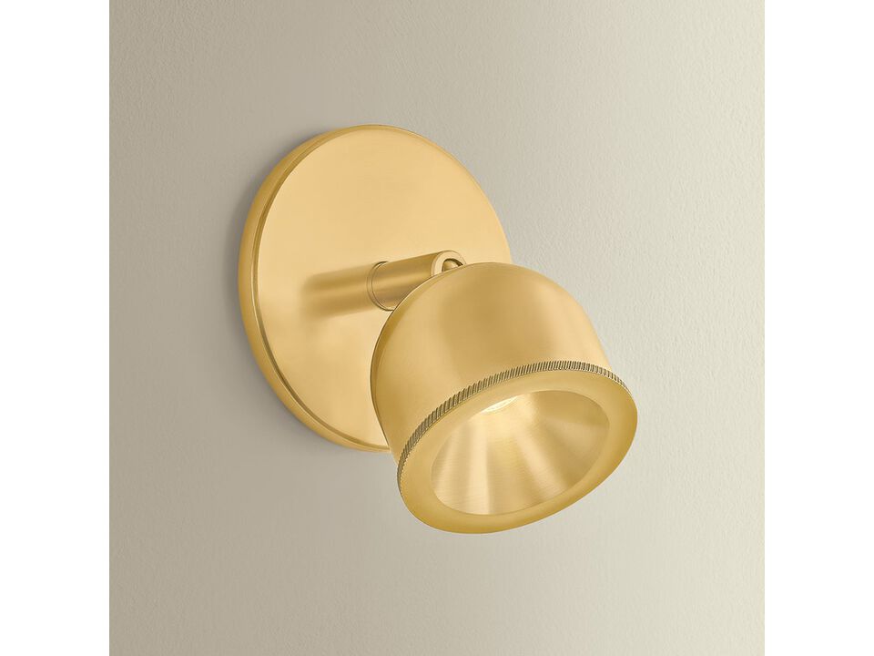Tuthill Brass Flush Mount Light