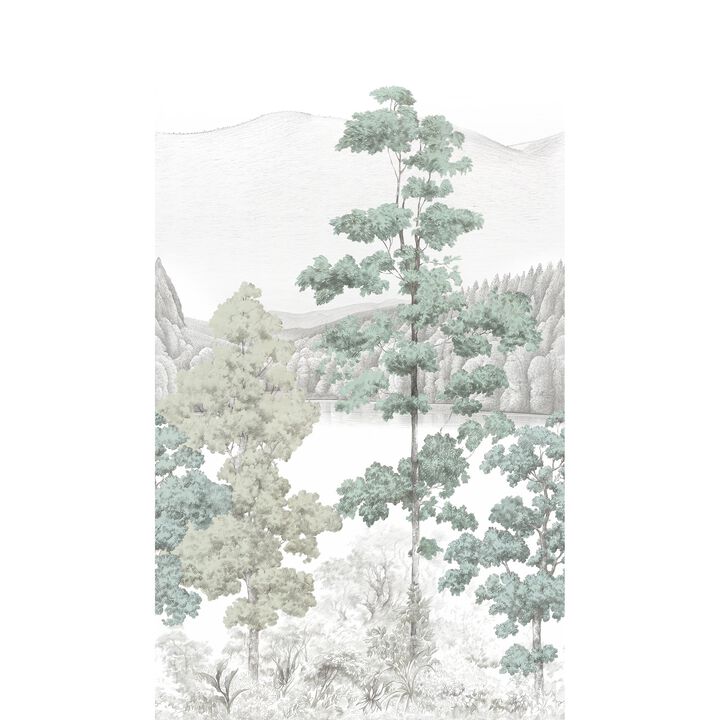 Orom II Photographic All-over Print Green Mural A73701