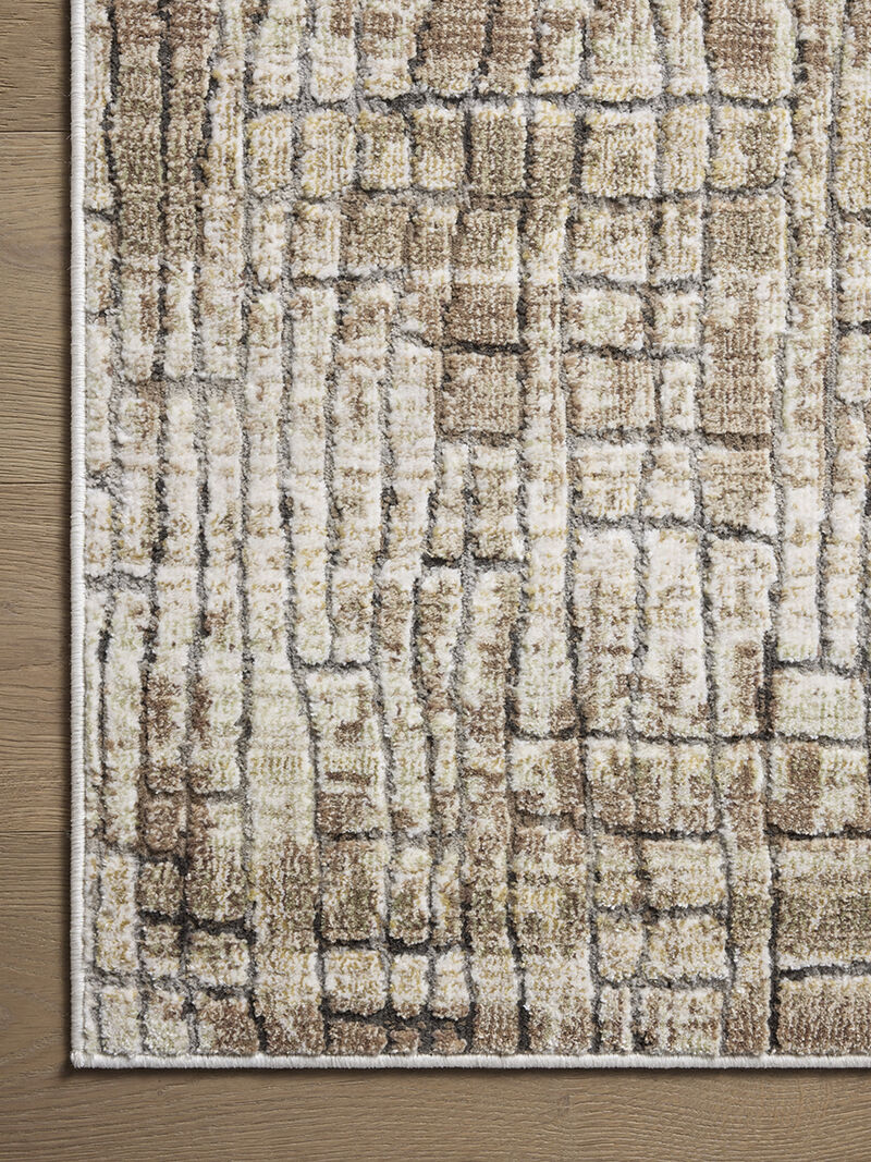 Wyatt WYA-07 Clay / Smoke 18" x 18" Sample Rug by