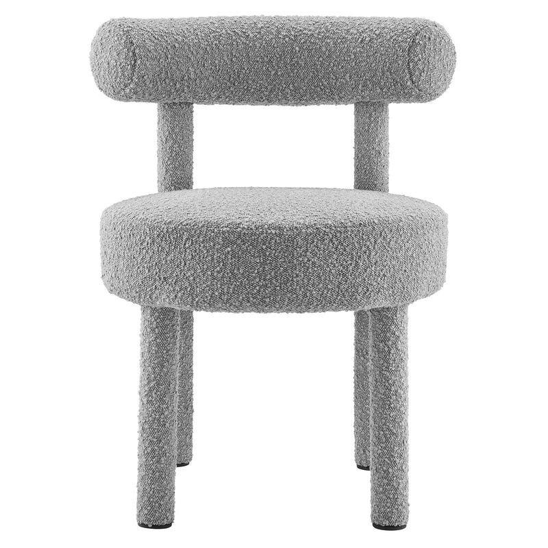 Toulouse Boucle Fabric Dining Chair image number 3