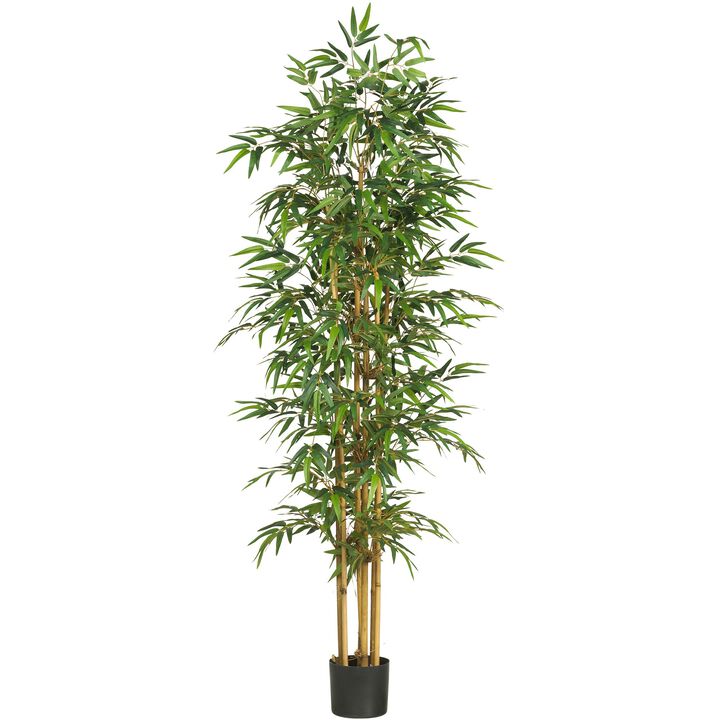 HomPlanti 75 Inches Bamboo Silk Tree