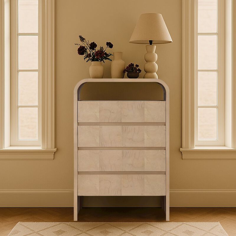 Meridian Furniture Giada Solid Wood And Veneer Chest