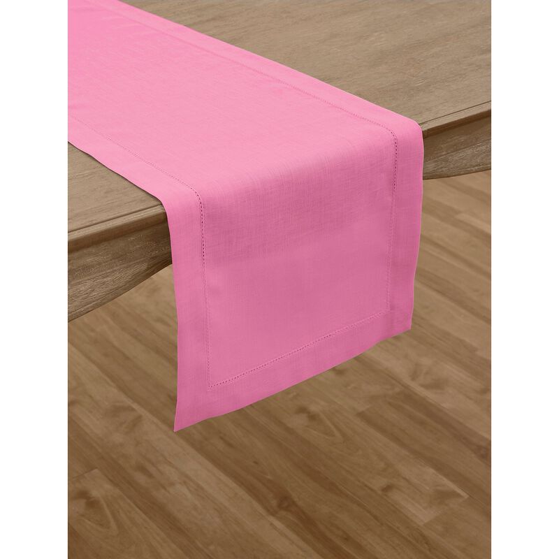 Christmas Linen Table Runner - Classic Hemstitch, Solino Home