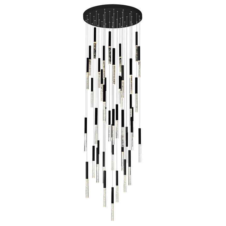 Dragonswatch LED Integrated Chandelier with Black Finish