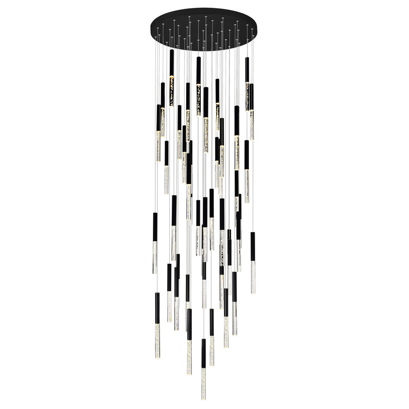 Dragonswatch LED Integrated Chandelier with Black Finish