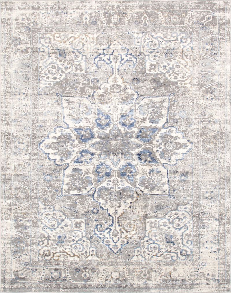 Pasargad Home Turkish Efes Design L. Grey Area Rug- 4' 0" X 6' 0" image number 0