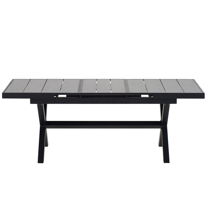 Merax Outdoor Patio Dining Table Chairs Set