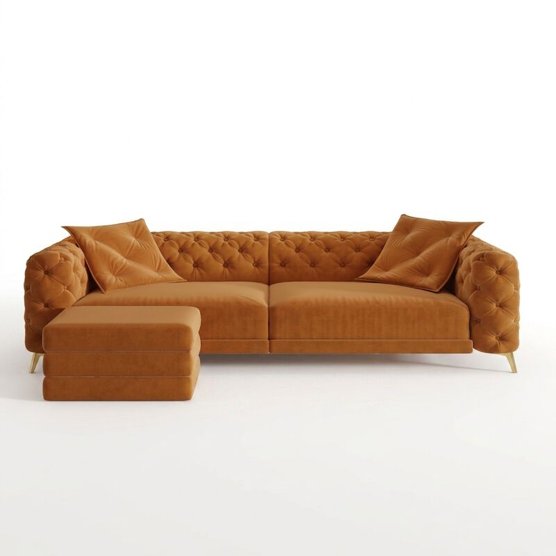 Zikbax 97.7" Convertible Sleeper Sofa image number 0