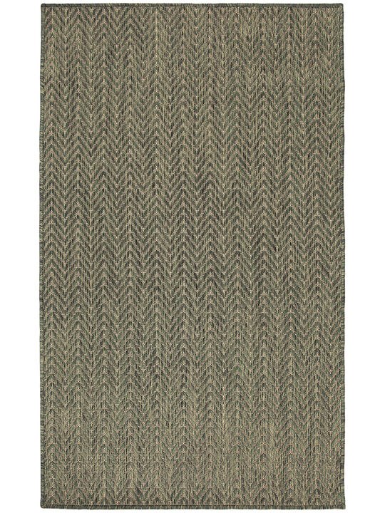 Horizon Indoor/Outdoor HOZ02 Green 3' x 5' Rug